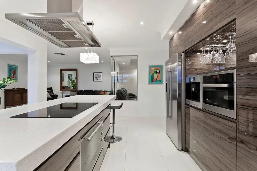Kitchen with an island counter (representative photo)