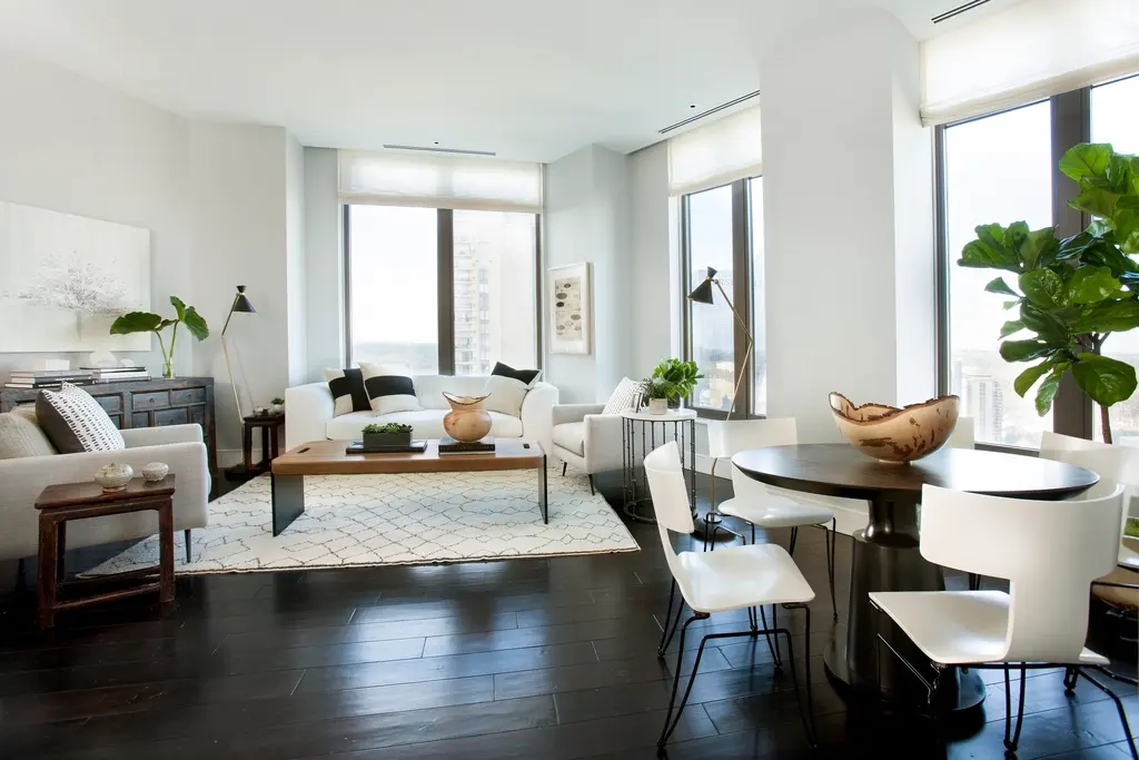 Bright furnished living room, furnished flats in Pimple Saudagar (representative photo)